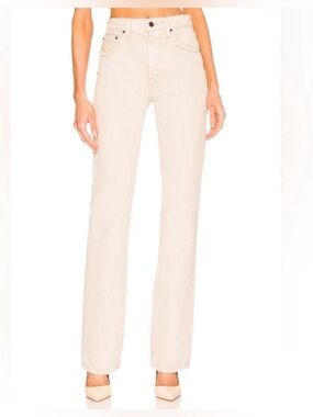 GRLFRND The Melanie High-Rise Bootcut Jeans in Beige “Montana” 29